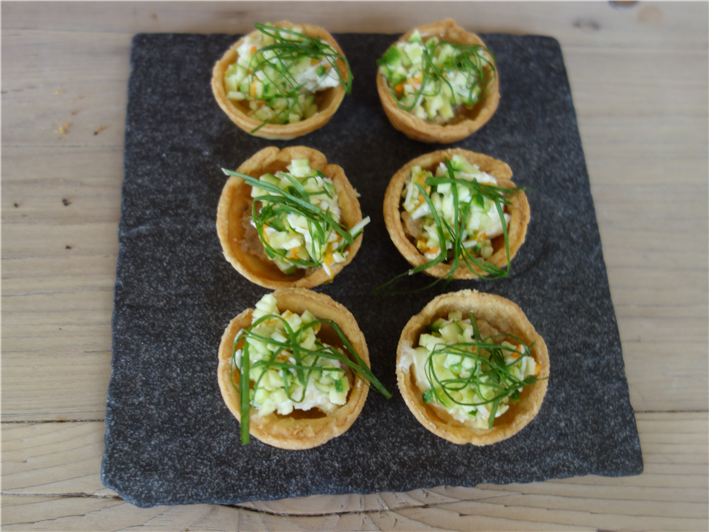 courgette tartlettes